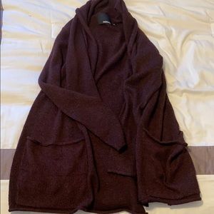 Burgundy Cardigan